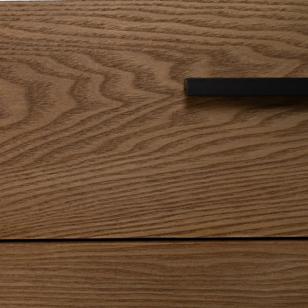 Meuble bar haut Milano - Bois texturé