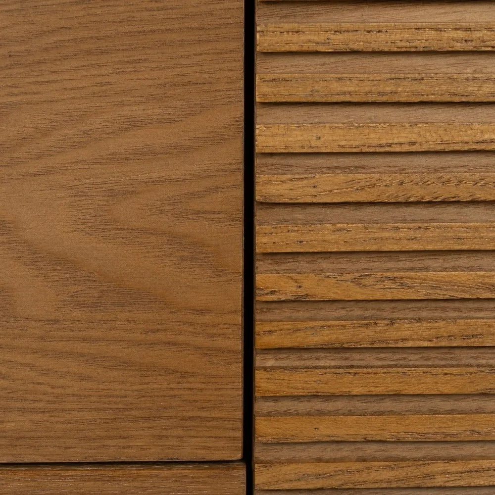 Buffet texturé Verona - Bois cannelé