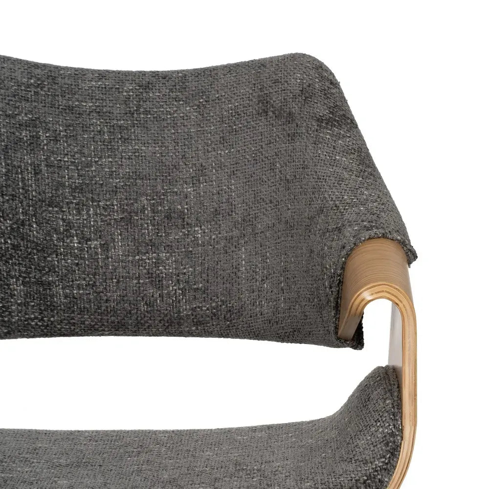 Chaise salle à manger Altino - Gris foncé