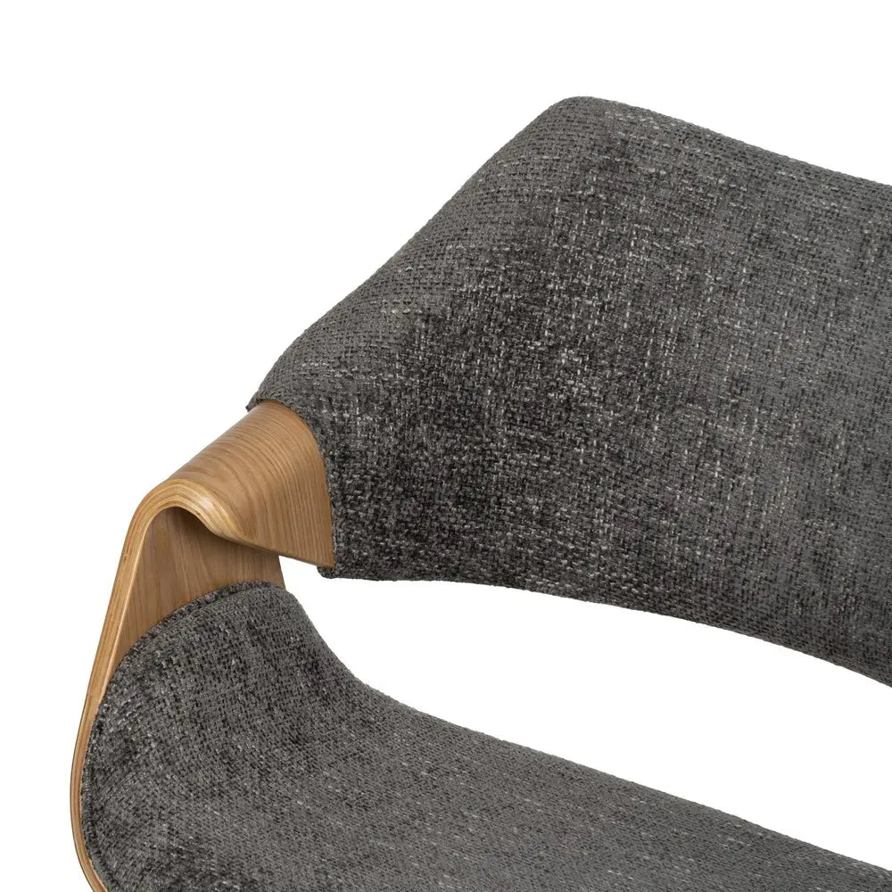 Chaise salle à manger Altino - Gris foncé