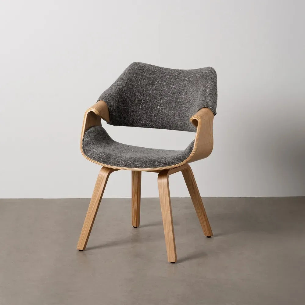 Chaise salle à manger Altino - Gris foncé