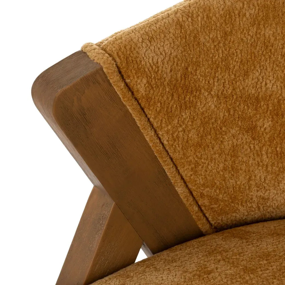 Chaise salle à manger Carrara - jaune