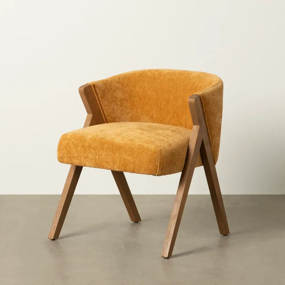 Chaise salle à manger Carrara - jaune