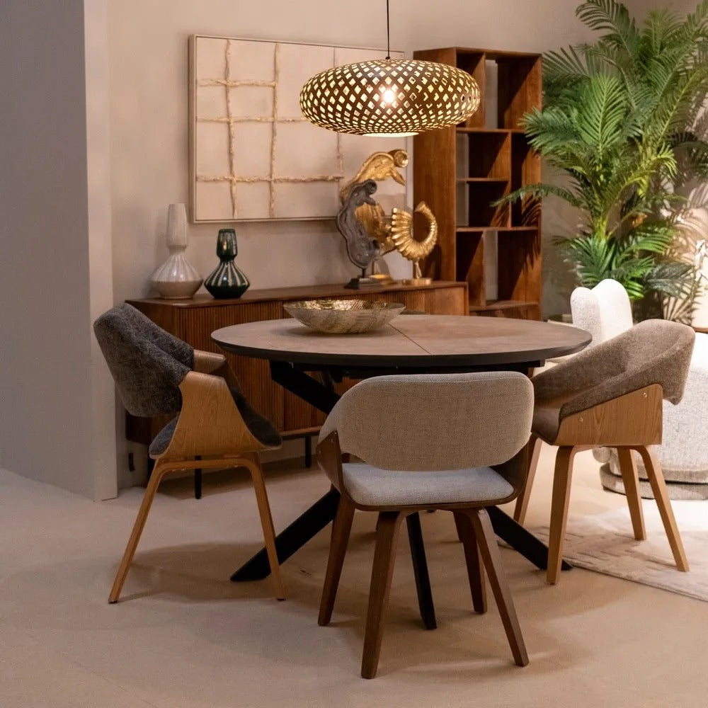 Chaise salle à manger Pienza - Gris clair