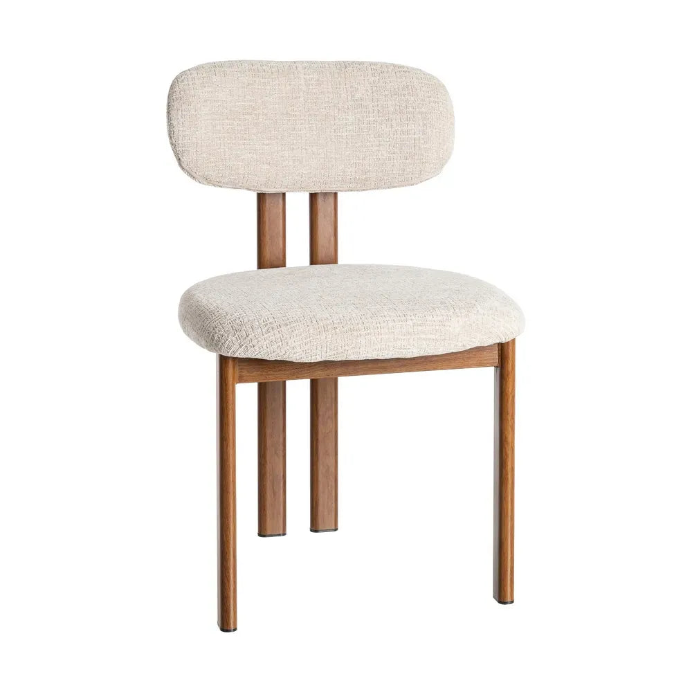 Chaise salle à manger Céleste - Beige - Lot de 2