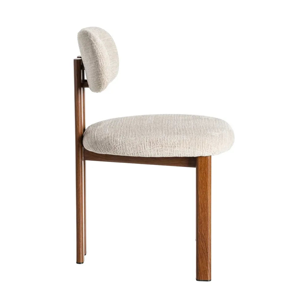 Chaise salle à manger Céleste - Beige - Lot de 2