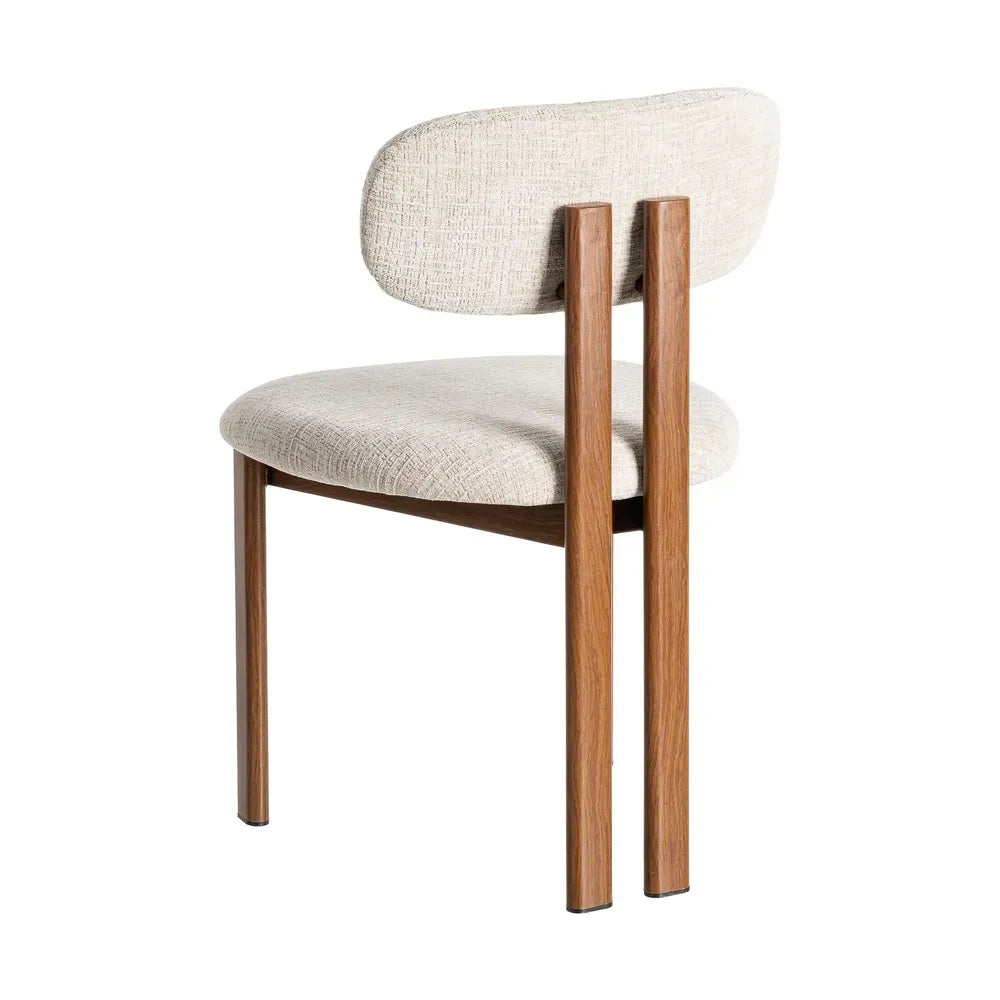 Chaise salle à manger Céleste - Beige - Lot de 2