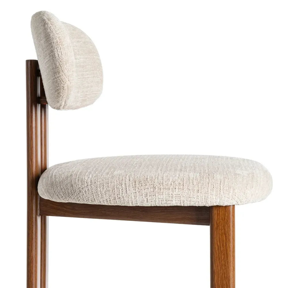 Chaise salle à manger Céleste - Beige - Lot de 2