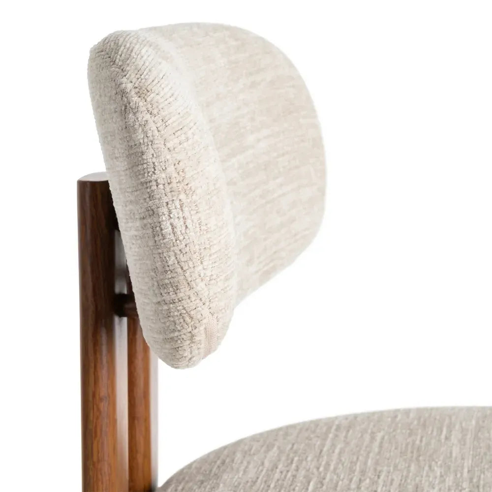 Chaise salle à manger Céleste - Beige - Lot de 2