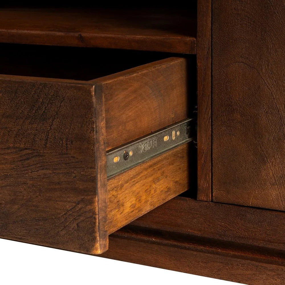 Meuble TV élégant Padova - Bois foncé