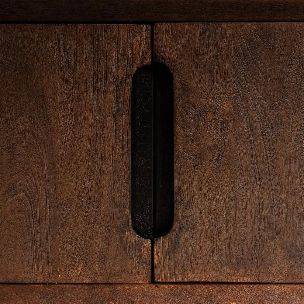 Meuble TV élégant Padova - Bois foncé