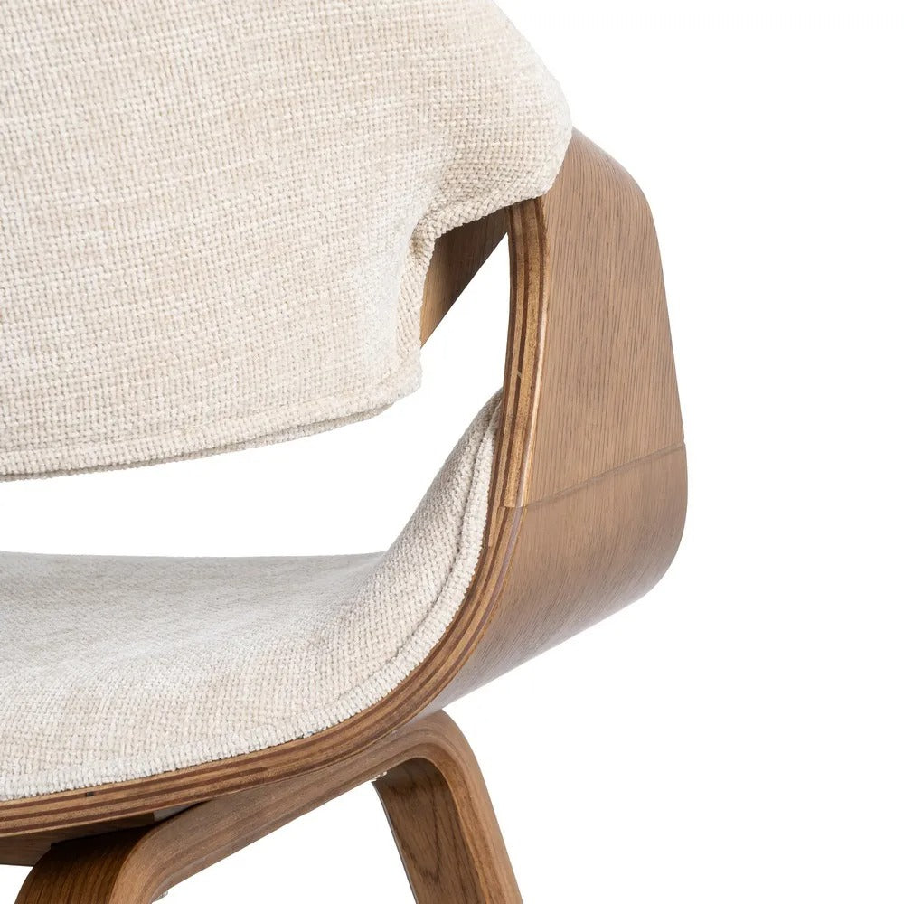 Chaise salle à manger Altino - Crème