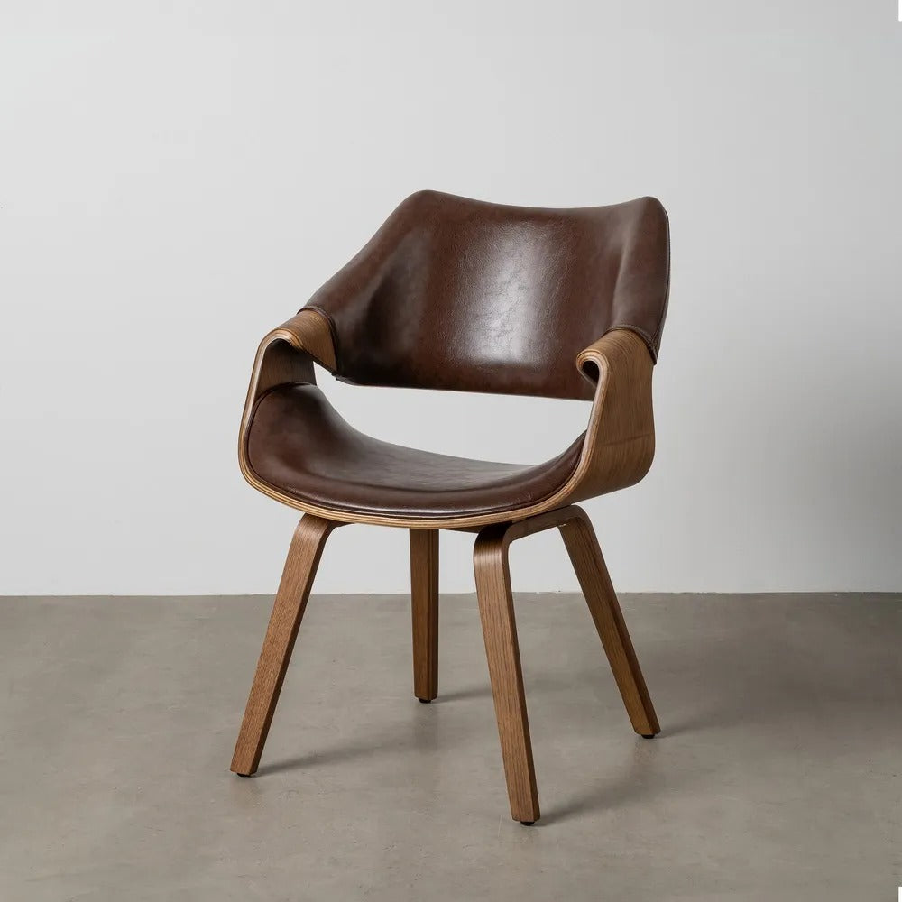 Chaise salle à manger Altino - Marron