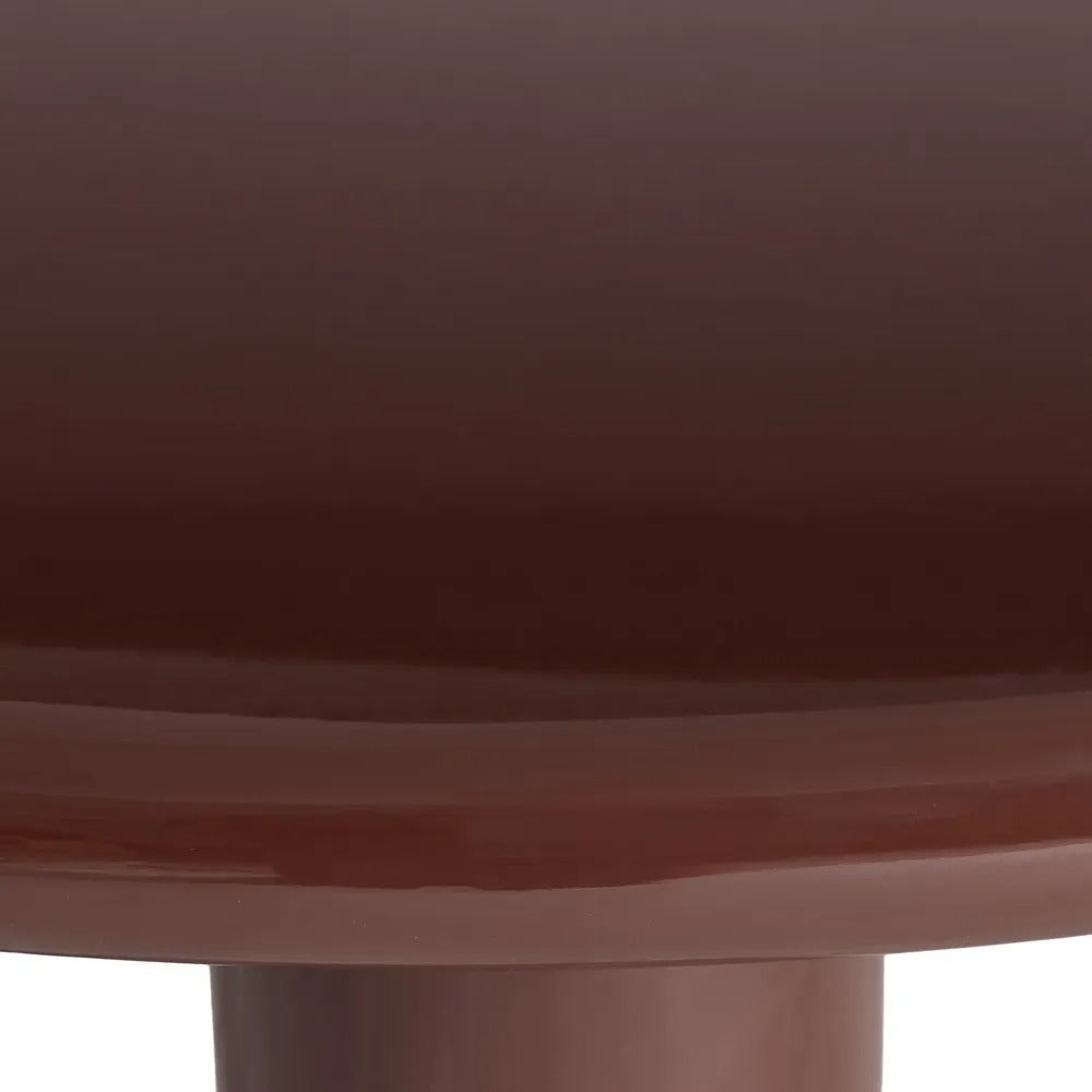 Table basse iconique Trieste - Laqué bordeaux