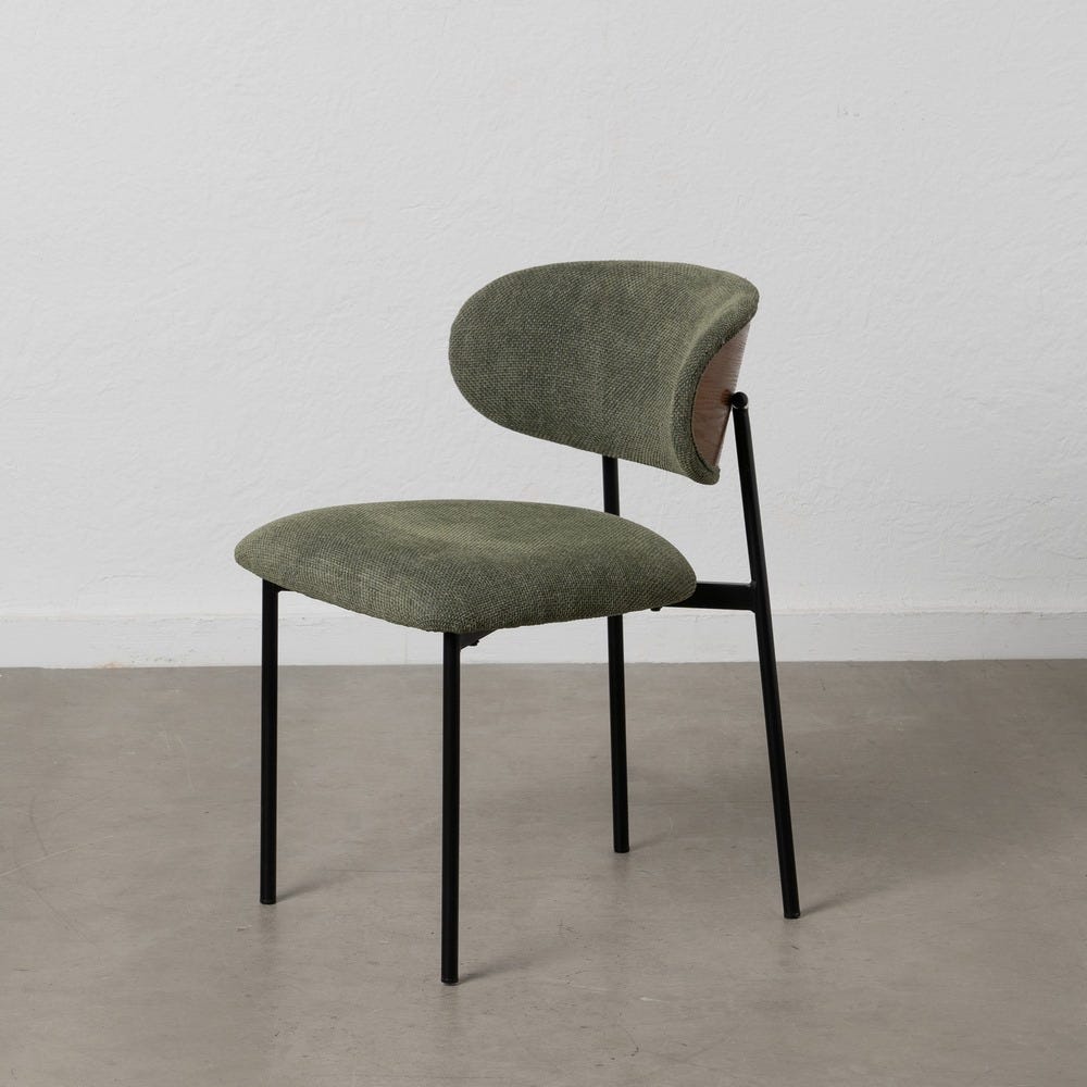Chaise salle à manger Firenze - Kaki - Lot de 4