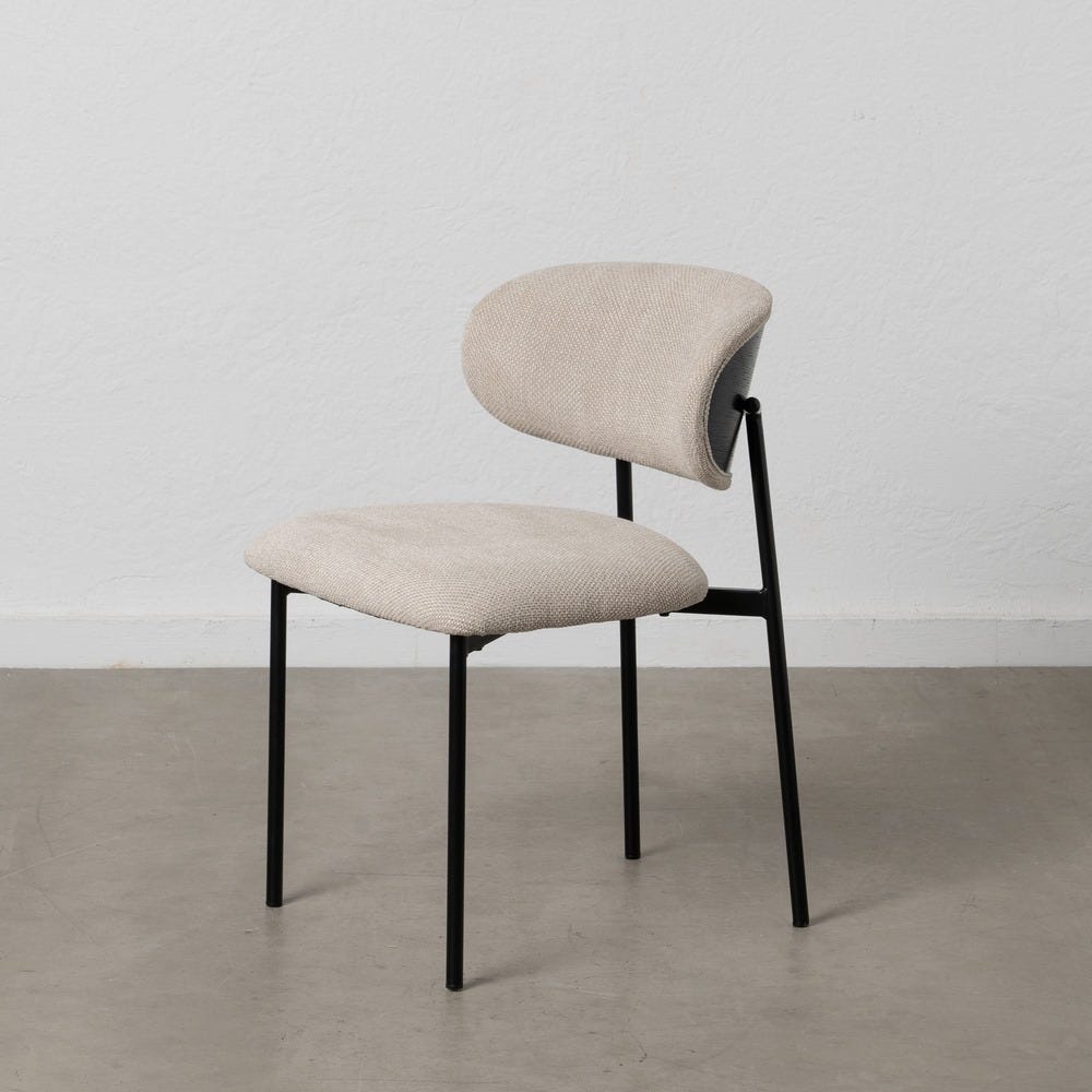 Chaise salle à manger Firenze - Gris - Lot de 4