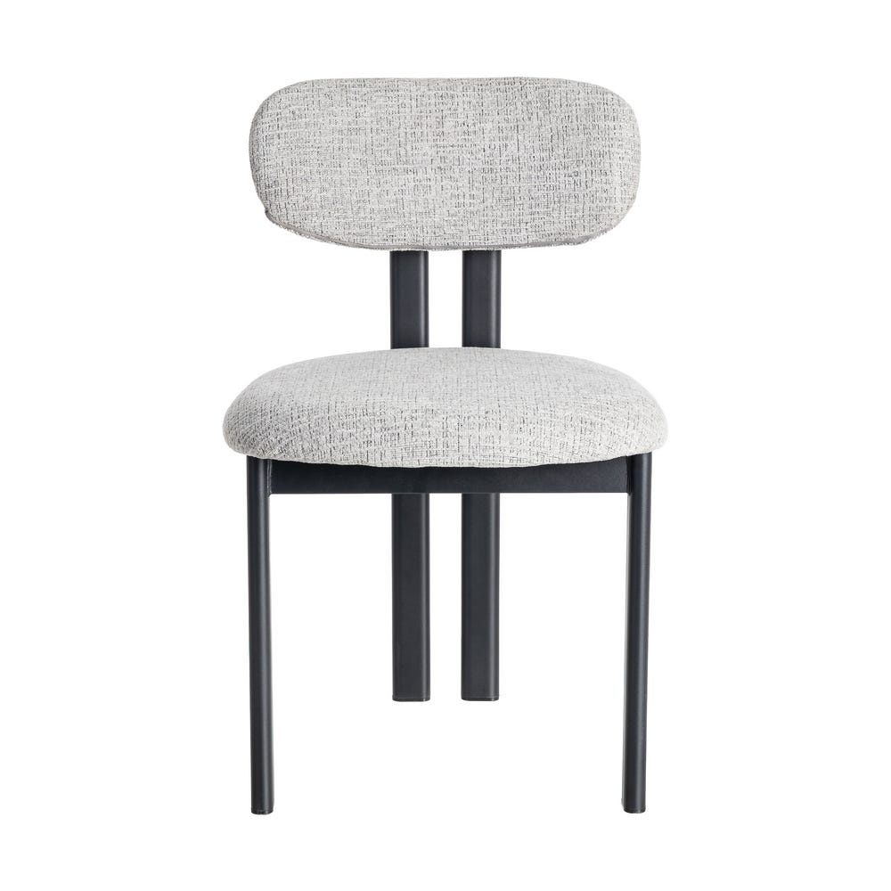 Chaise salle à manger Céleste - Noir - Lot de 2