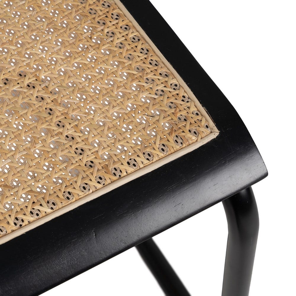 Chaise salle à manger Palermo - Noir - Lot de 2