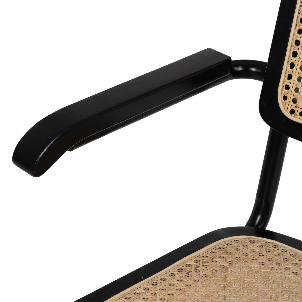 Chaise salle à manger Palermo - Noir - Lot de 2