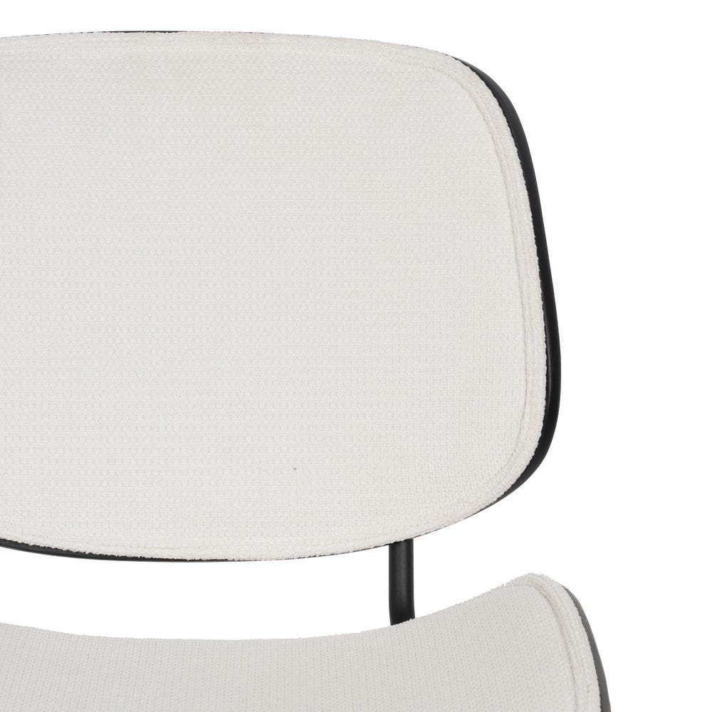 Chaise salle à manger Torino - Blanc - Lot de 2