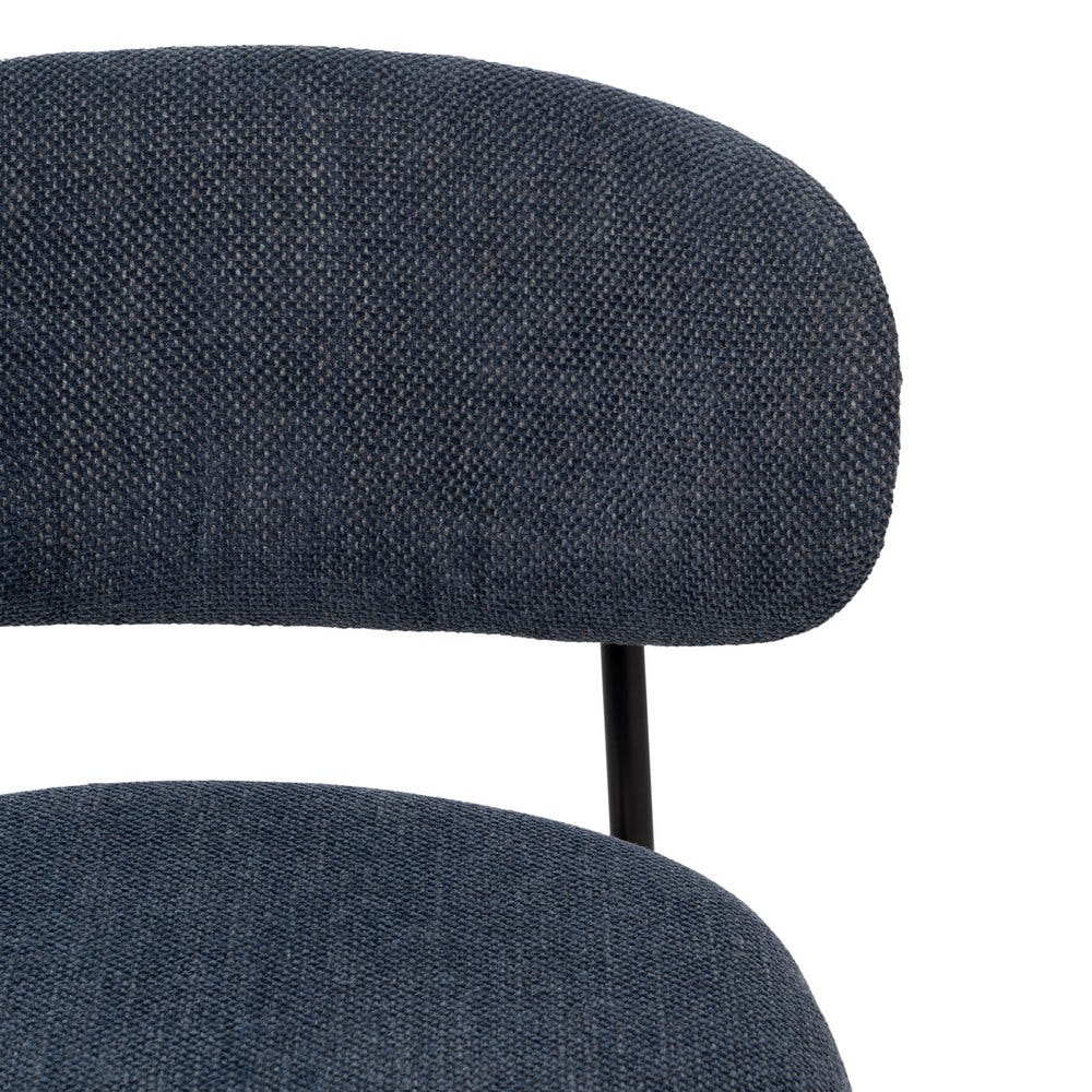 Chaise salle à manger Firenze - Bleu - Lot de 4