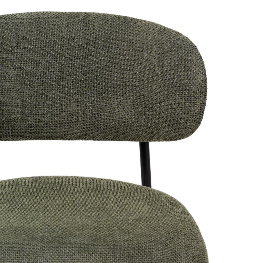 Chaise salle à manger Firenze - Kaki - Lot de 4