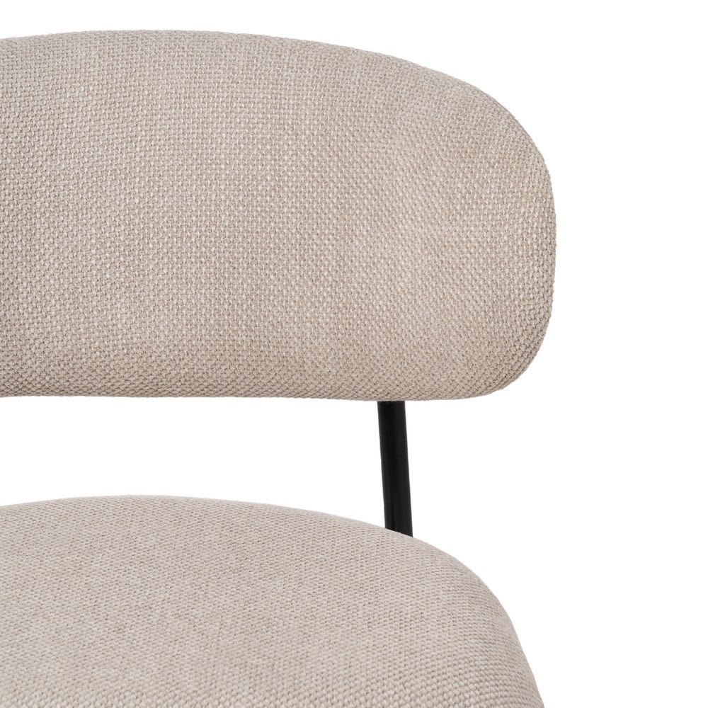 Chaise salle à manger Firenze - Gris - Lot de 4