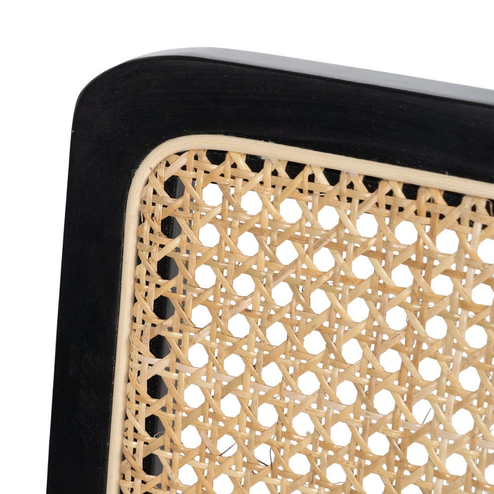 Chaise salle à manger Palermo - Noir - Lot de 2