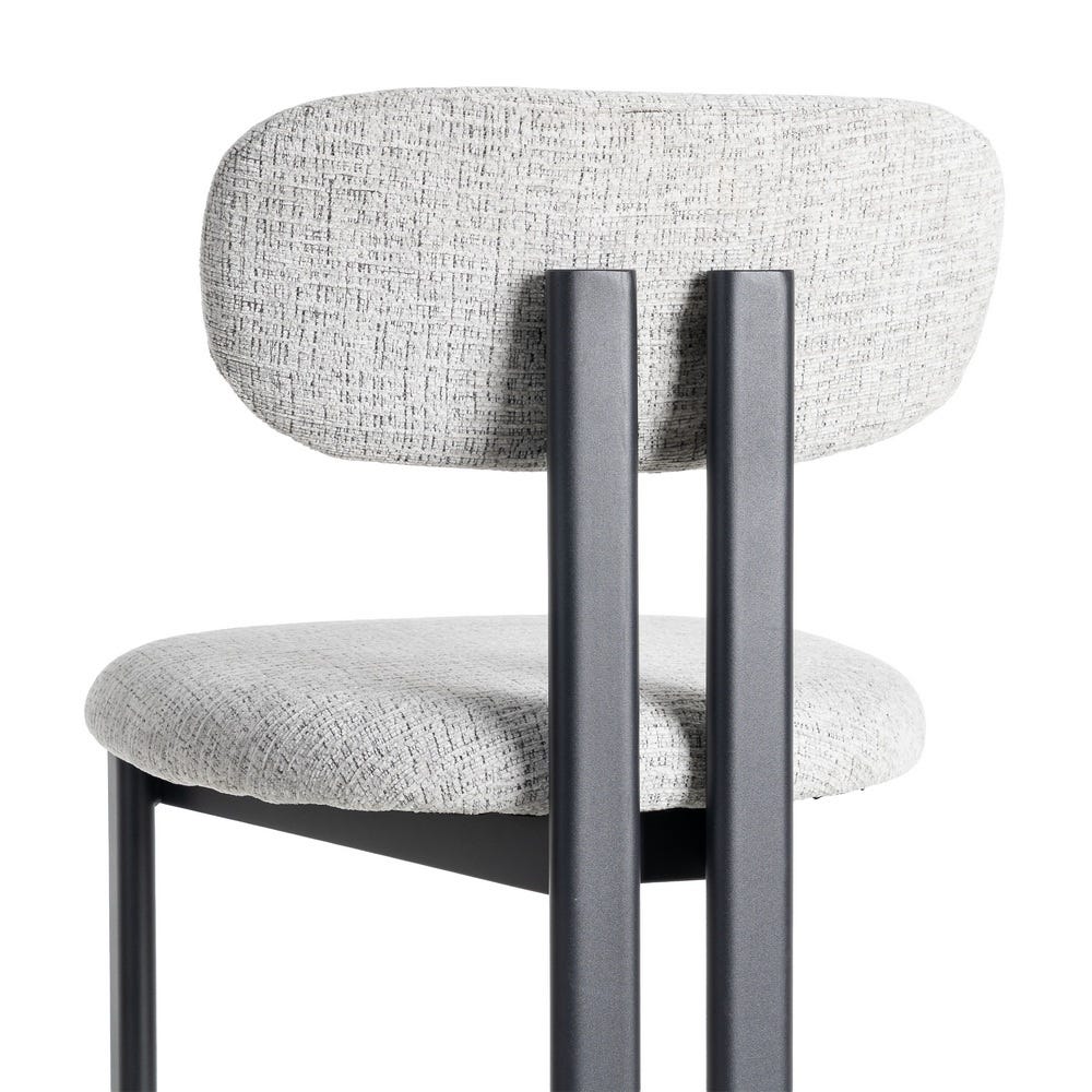 Chaise salle à manger Céleste - Noir - Lot de 2