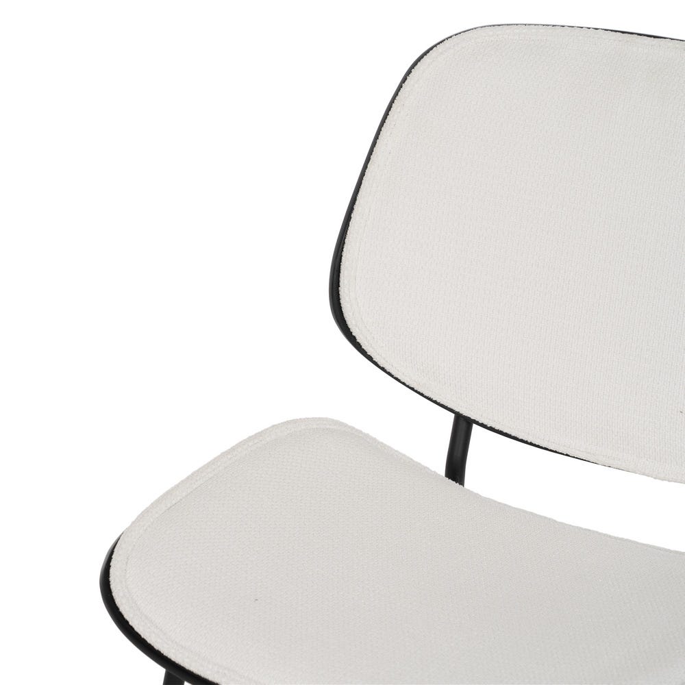 Chaise salle à manger Torino - Blanc - Lot de 2