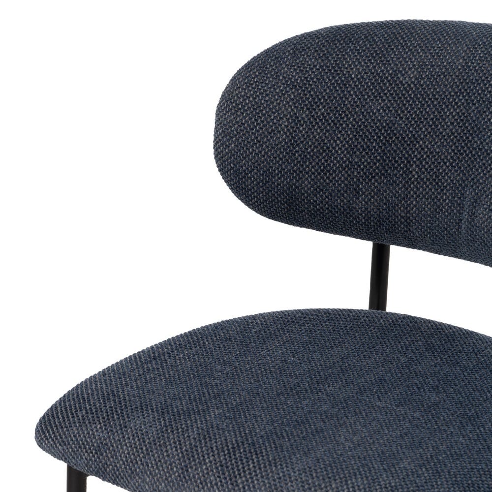 Chaise salle à manger Firenze - Bleu - Lot de 4