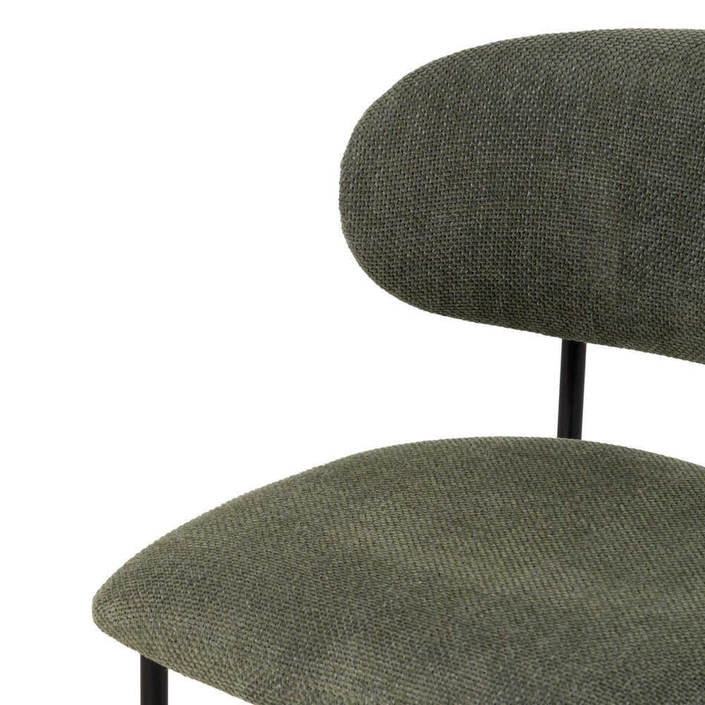 Chaise salle à manger Firenze - Kaki - Lot de 4