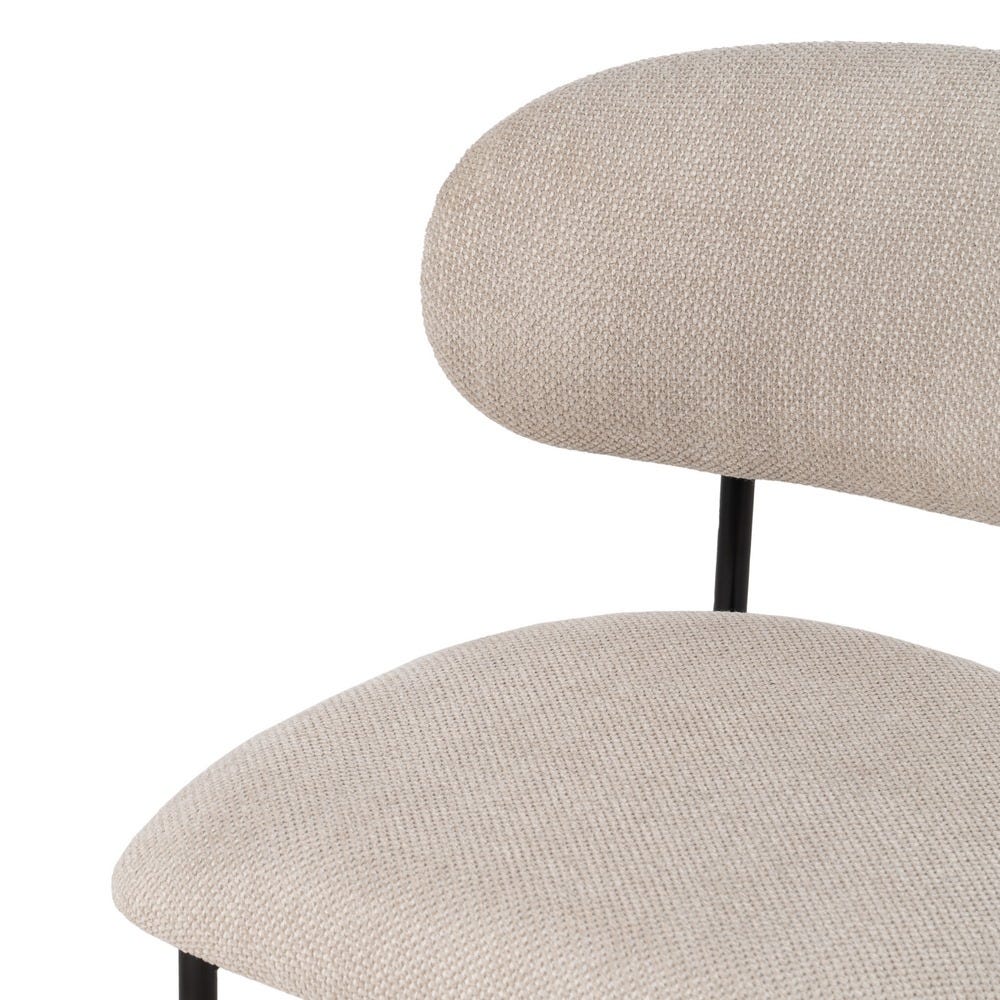 Chaise salle à manger Firenze - Gris - Lot de 4