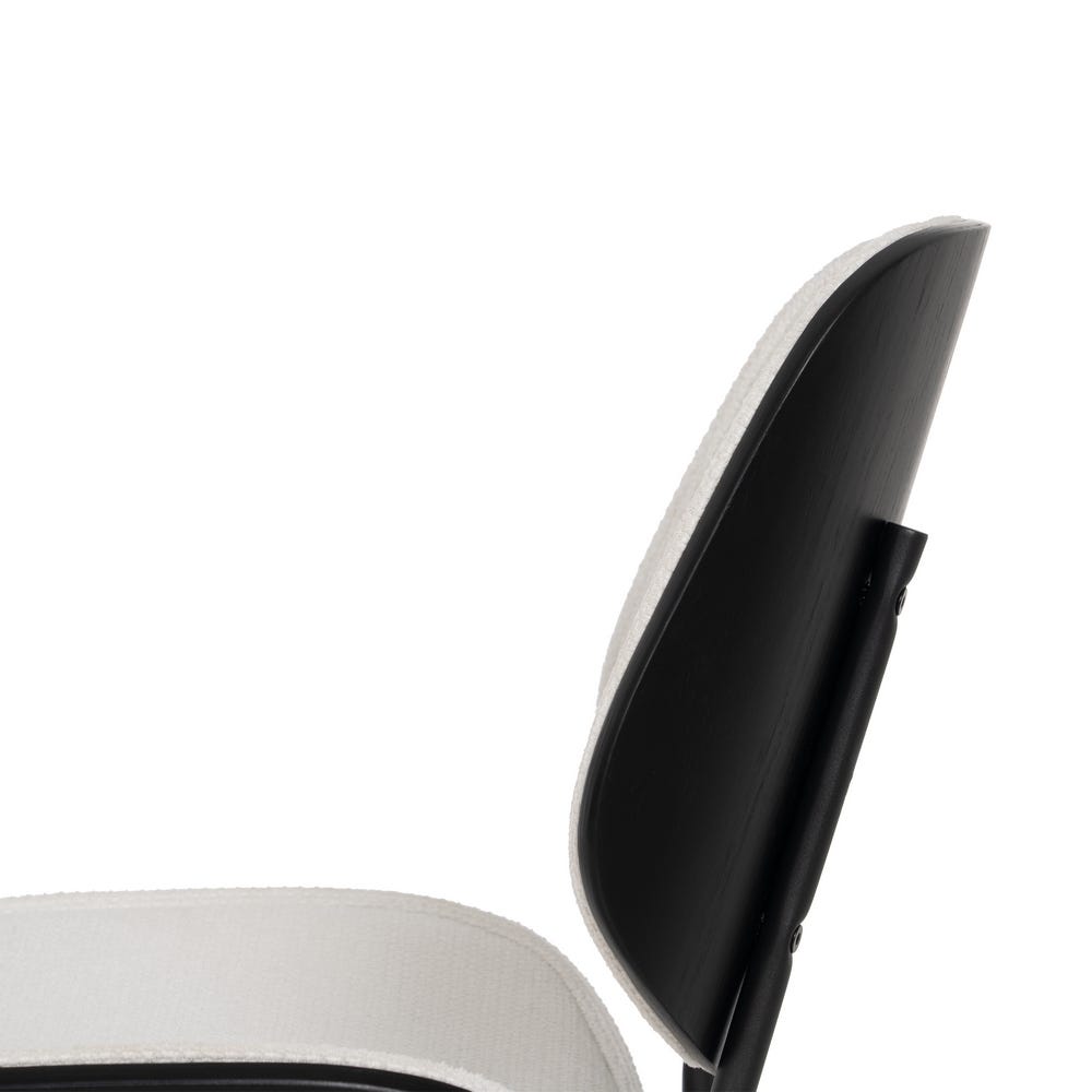 Chaise salle à manger Torino - Blanc - Lot de 2