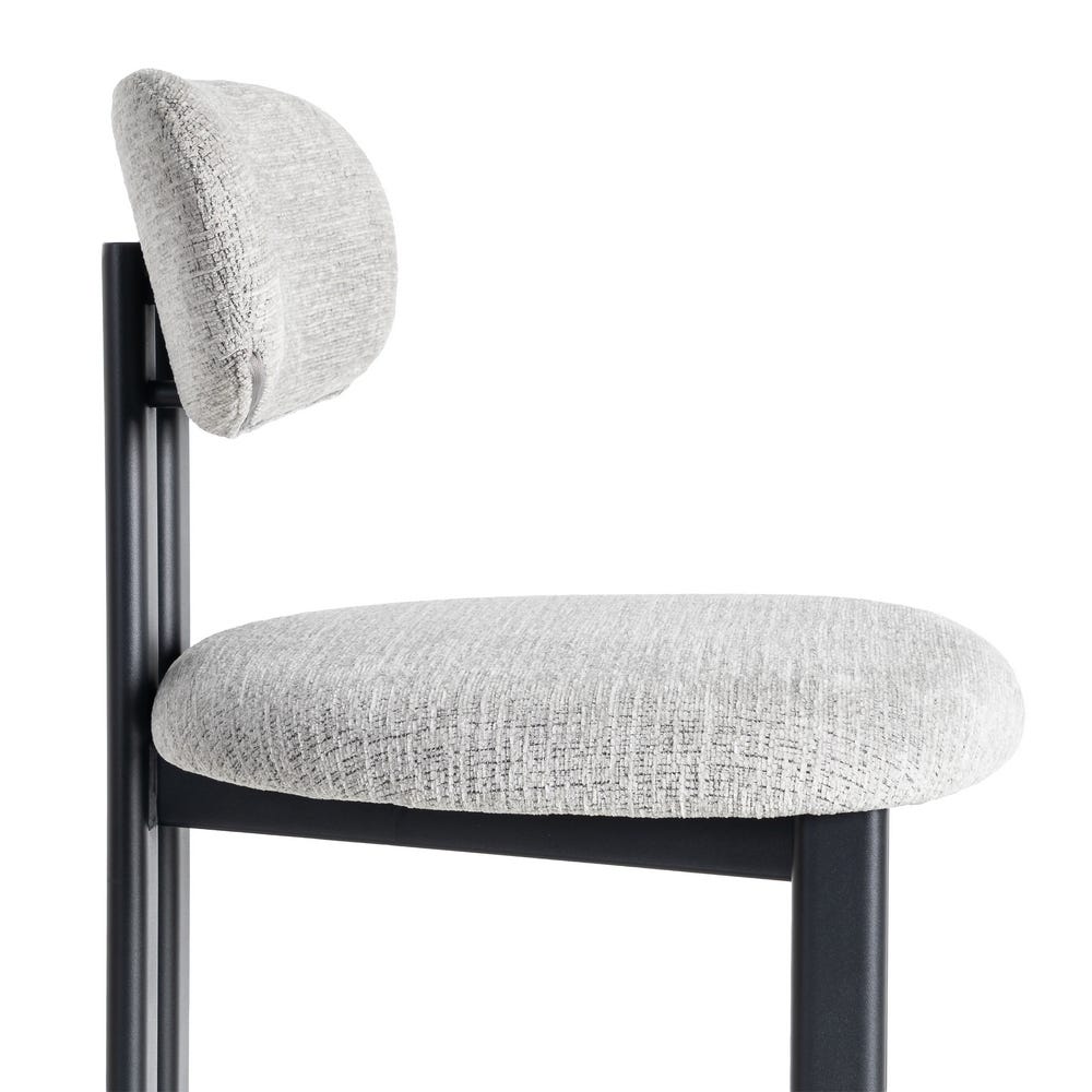 Chaise salle à manger Céleste - Noir - Lot de 2