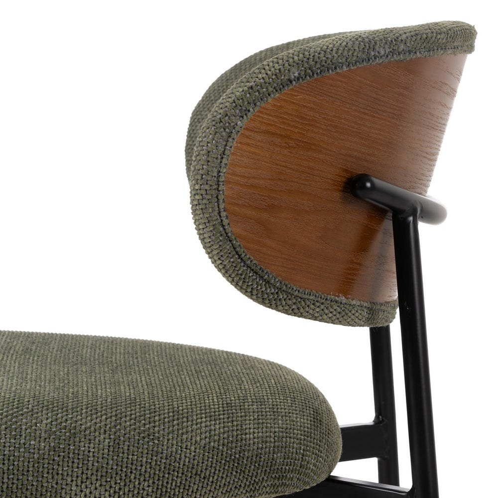 Chaise salle à manger Firenze - Kaki - Lot de 4