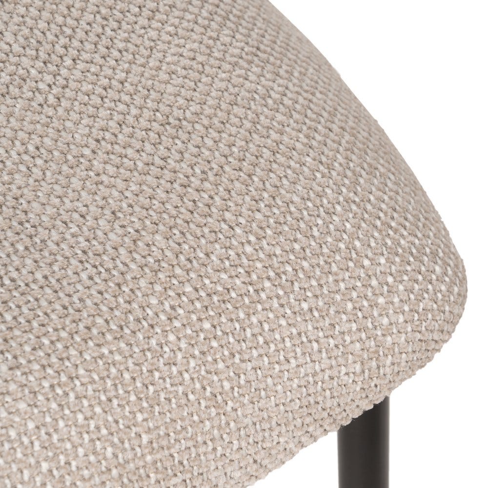 Chaise salle à manger Firenze - Gris - Lot de 4