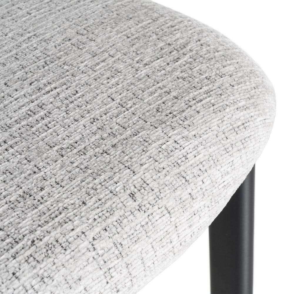 Chaise salle à manger Céleste - Noir - Lot de 2