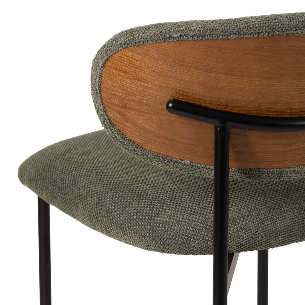 Chaise salle à manger Firenze - Kaki - Lot de 4