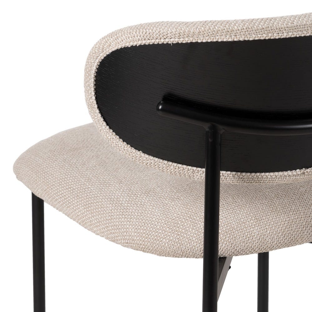 Chaise salle à manger Firenze - Gris - Lot de 4