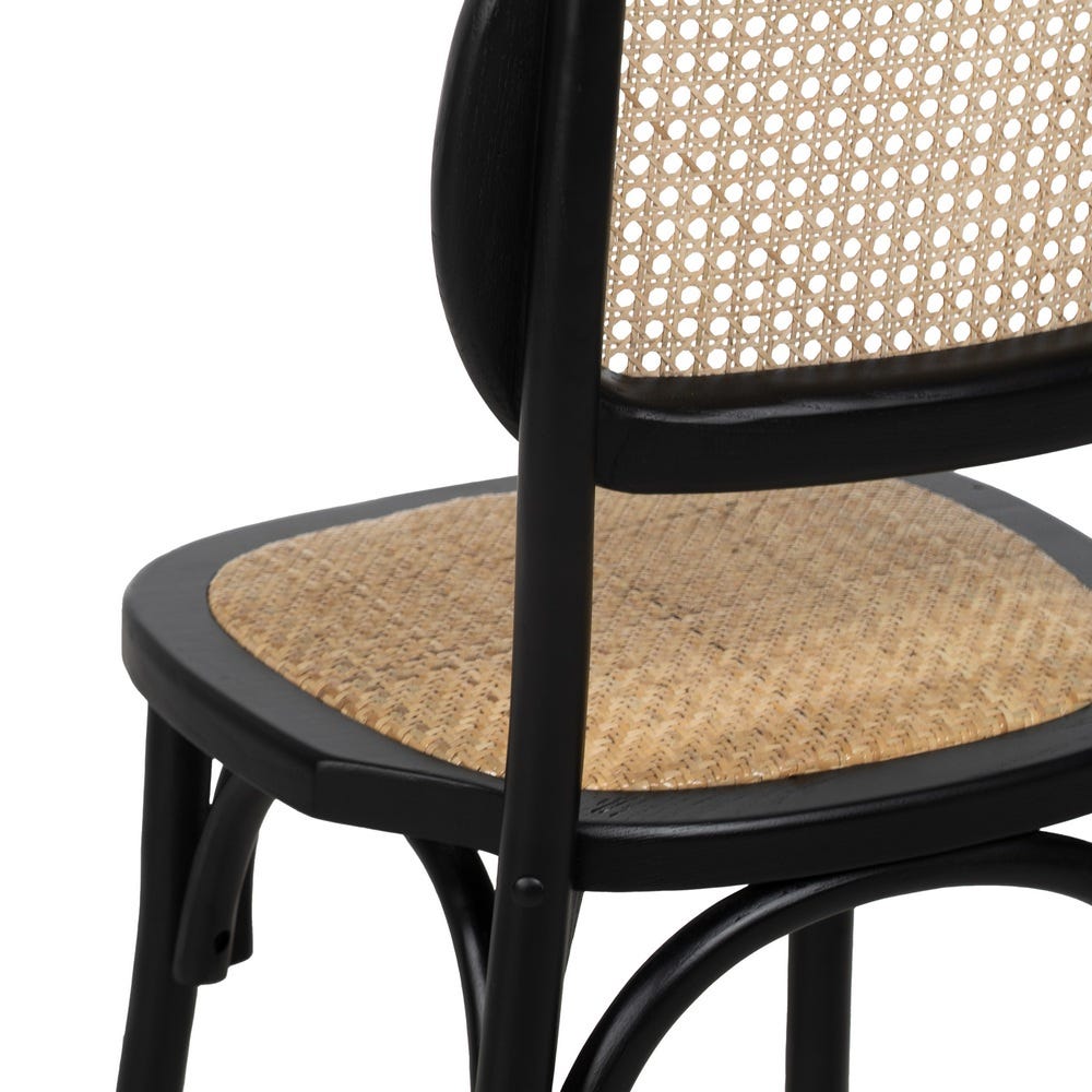 Chaise salle à manger Milano - Noir